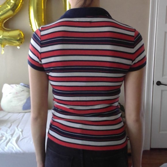 American Eagle Striped Short Sleeve Tee - Picture 2 of 5